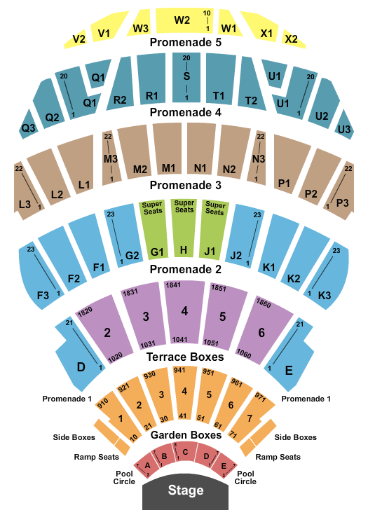 Hollywood Bowl Wizkid Seating Chart