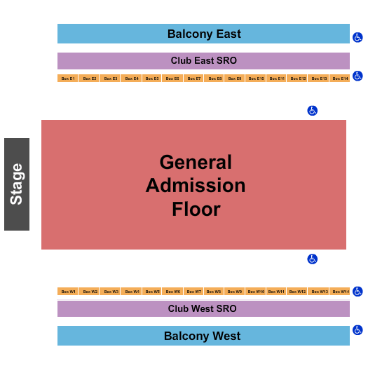The Armory Wizkid Seating Chart
